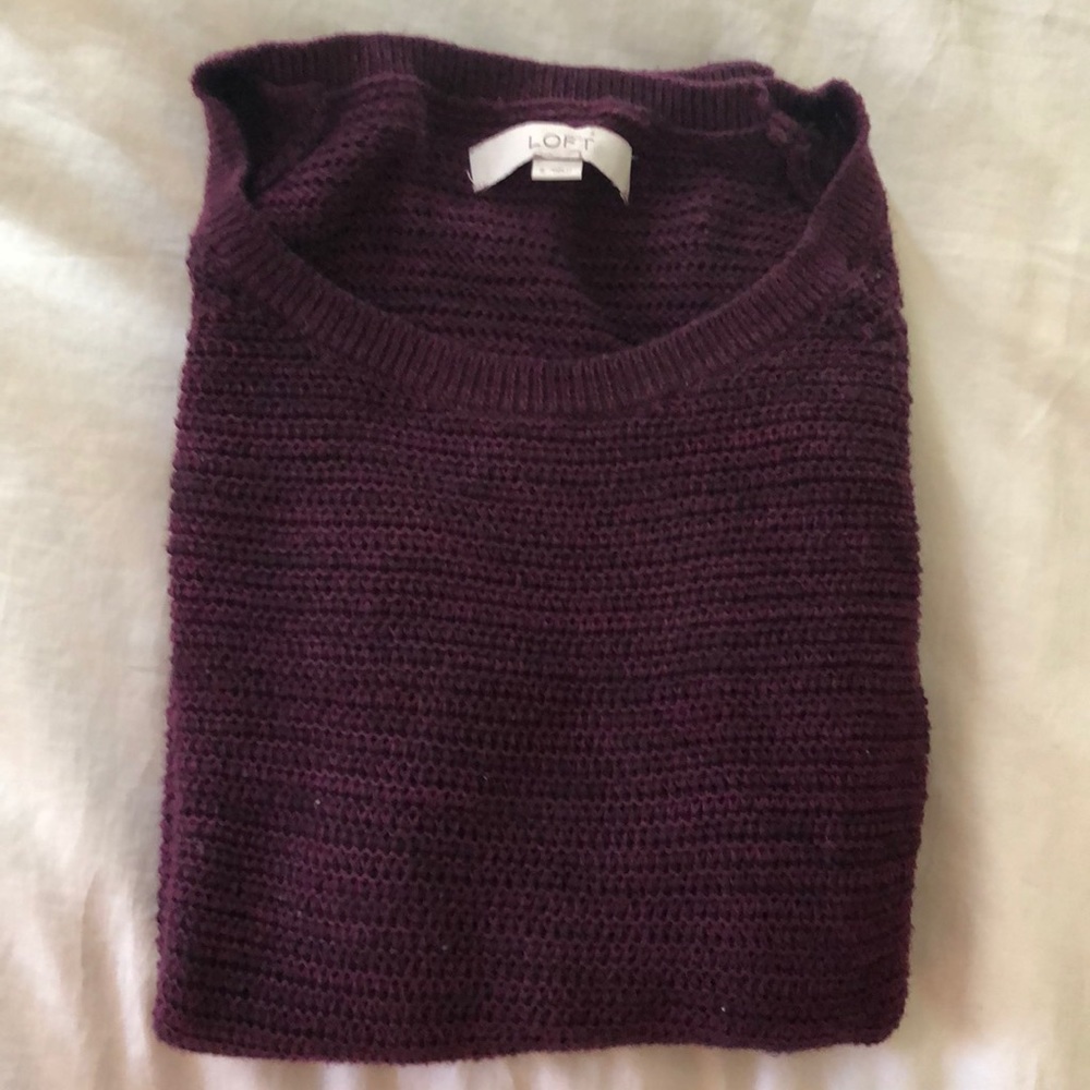 Purple LOFT sweater